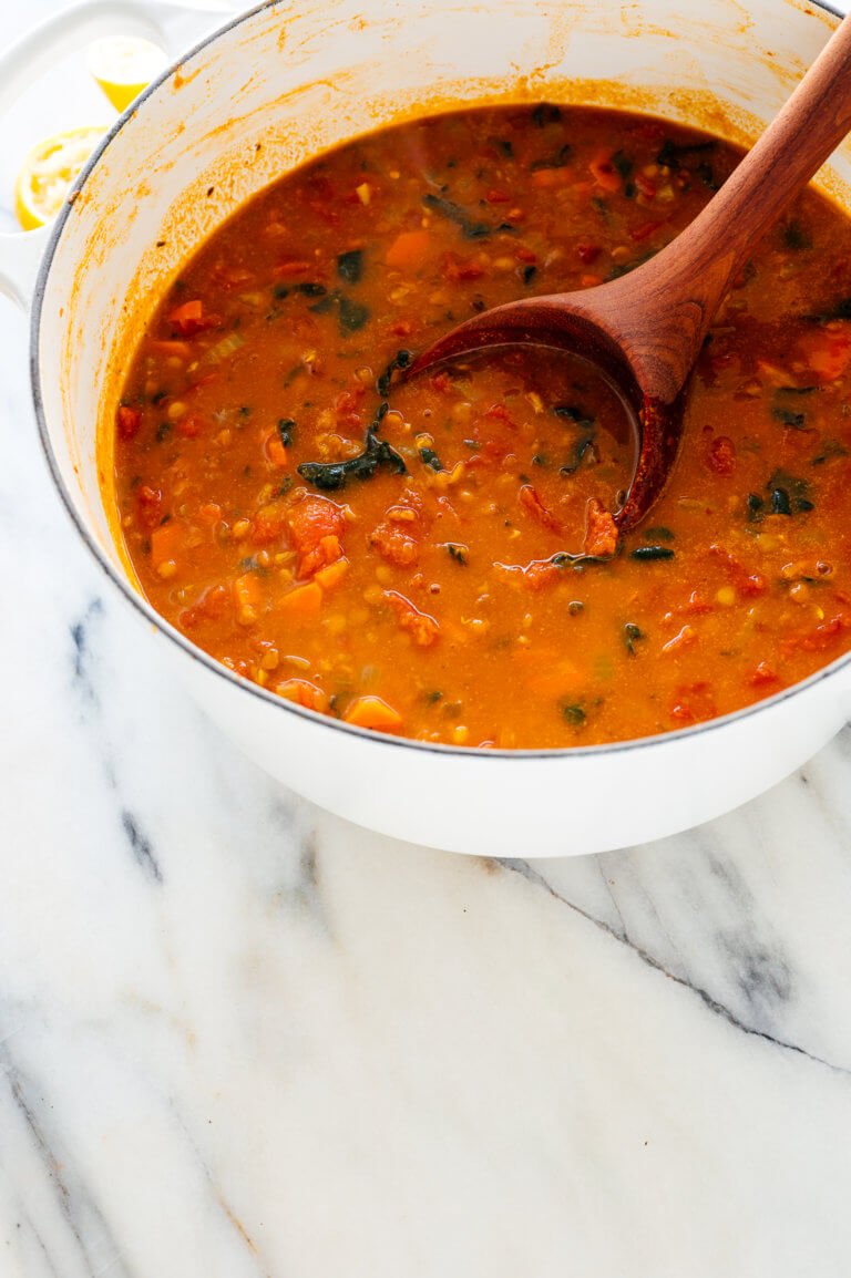 Tomato Lentil Soup | Dinner with Jess